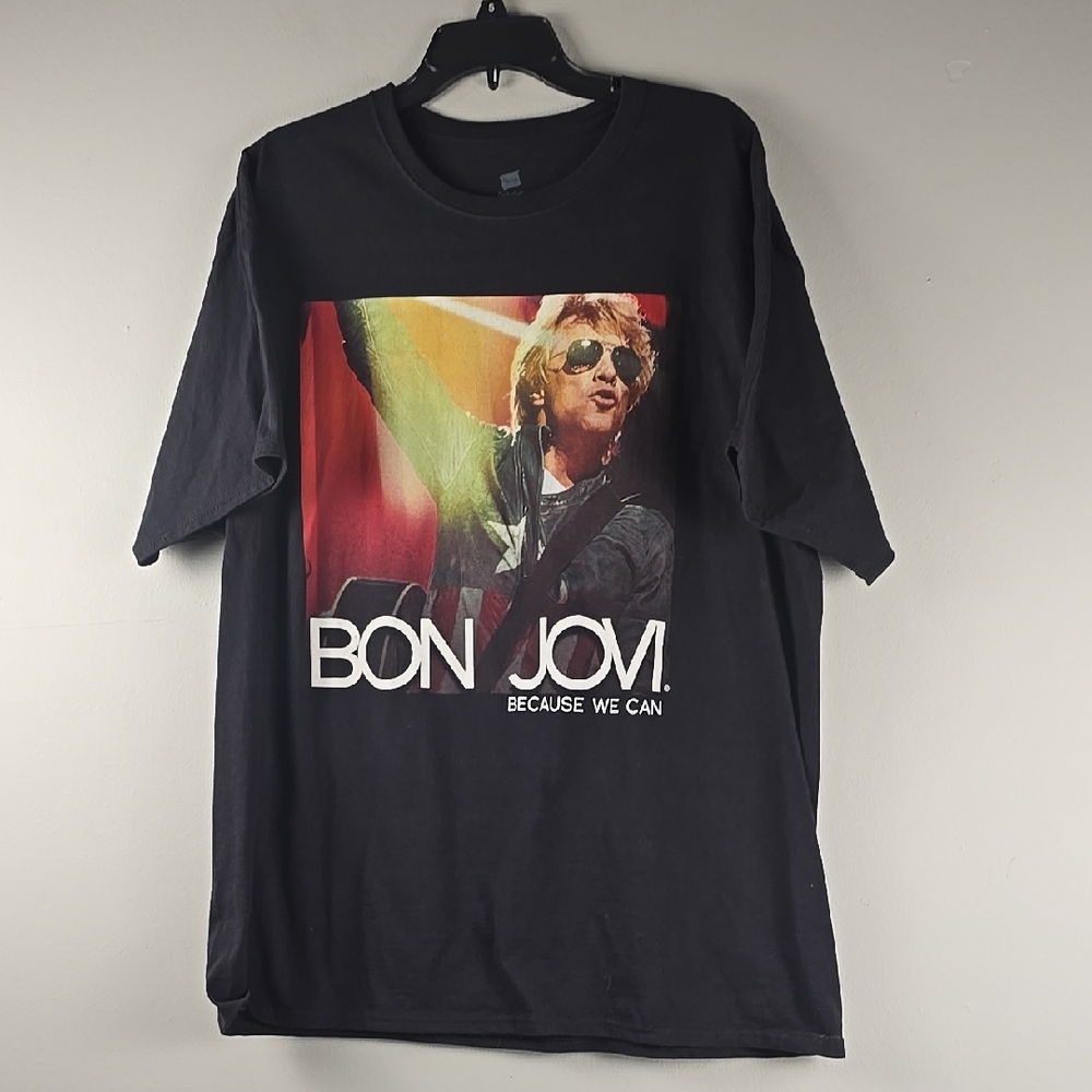 Bon Jovi 2013 Because We Can Tour Double Sided band T-Shirt